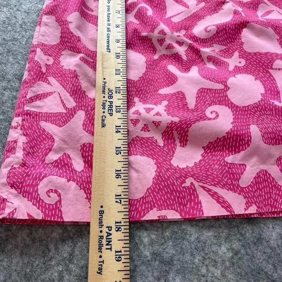 Lilly Pulitzer Mini Skirt Womens Size 0 Pink Novelty Print Preppy Nautical Beach - Picture 10 of 10